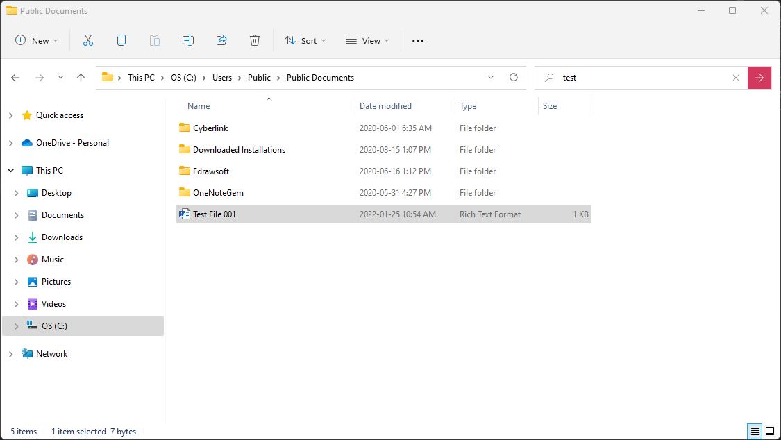 File Explorer